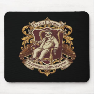 Lustiger professioneller Müßiggänger Faultier In Mousepad