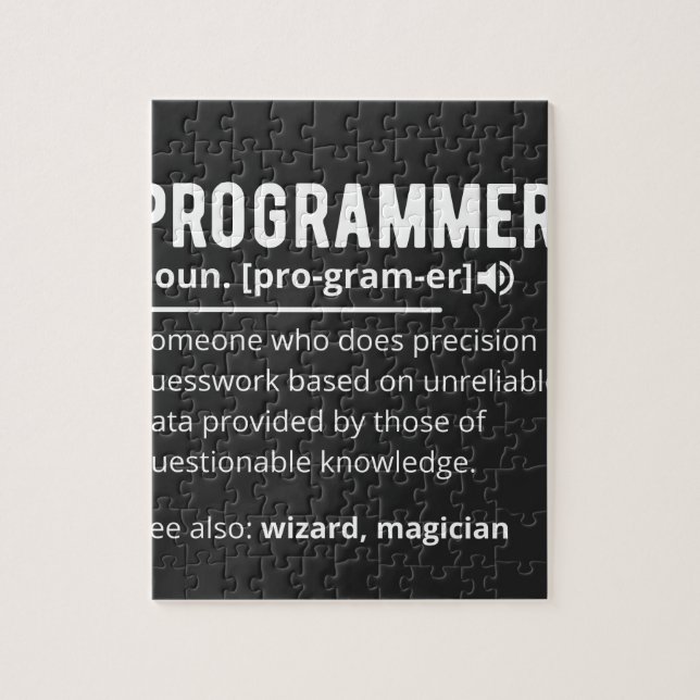 Lustiger Programmierer-Code-Entwickler-Bedeutung D (Vertikal)