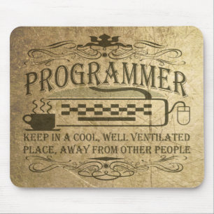 Lustiger Programmierer Mousepad