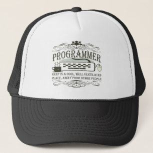 Lustiger Programmierer Truckerkappe
