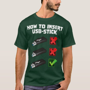 Lustiger Programmierer-Witz Computer-Nerd Wie man T-Shirt