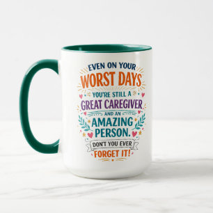 Lustiger Property Caregiver Glücklicher Betreuer Tasse
