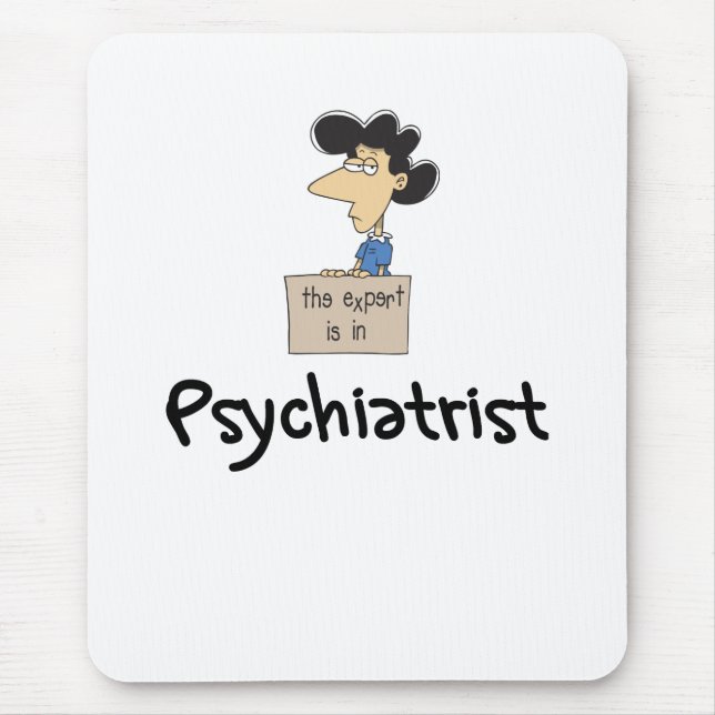Lustiger Psychiater Mousepad (Vorne)
