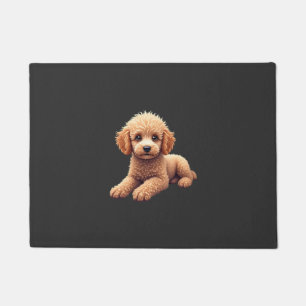 Lustiger Pudel Tierliebhaber Hunde Grafik Süßer Hu Fußmatte