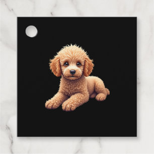 Lustiger Pudel Tierliebhaber Hunde Grafik Süßer Hu Geschenkanhänger
