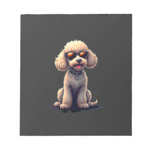 Lustiger Pudel Tierliebhaber Hunde Grafik Süßer Hu Notizblock