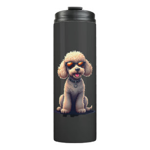 Lustiger Pudel Tierliebhaber Hunde Grafik Süßer Hu Thermosbecher