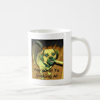 Lustiger Puggle Hund Kaffeetasse