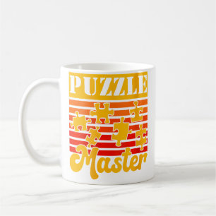 Lustiger Puzzle-Meister-Jigsaw-Puzzler Kaffeetasse