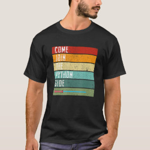 Lustiger Python-Programmierer-Coding-Ingenieur Com T-Shirt