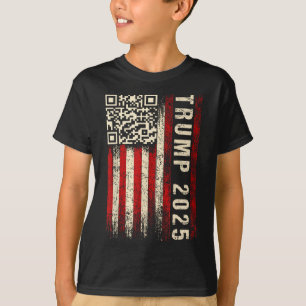Lustiger Qr Donald Trump Tanz 4745 Code Video T-Shirt
