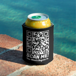 Lustiger QR-Scan mich! Lustiger Bedauern-Witz Dosenkühler
