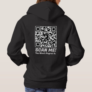 Lustiger QR-Scan mich! Lustiger Bedauern-Witz Hoodie