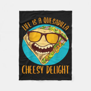 Lustiger Quesadilla-Wortwitz 5. Mai mexikanisches Fleecedecke