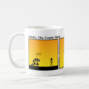 Lustiger Raccoon mustert Stickman Tasse - 126