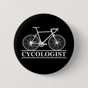 Lustiger Radfahrer für Radfahrer und Biker Button