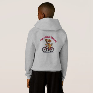 **Lustiger Radfahrer-Hund – Süßer Hund fährt Fahrr Hoodie