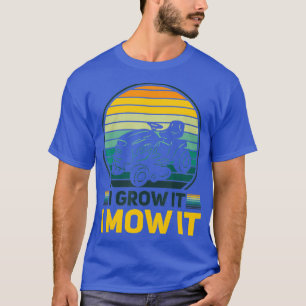 Lustiger Rasenmäher-Bier-Vater-Gartenarbeit-Mähen T-Shirt