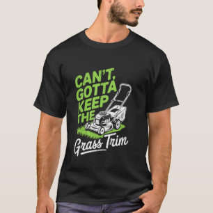Lustiger Rasenmäher Landschaftsarchitektur Humor G T-Shirt