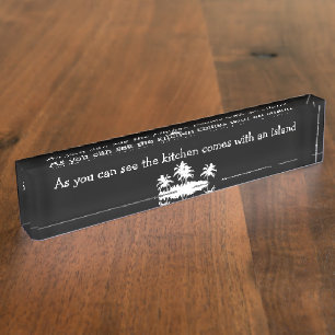 Lustiger Realtor-Büro Humor Namensplakette