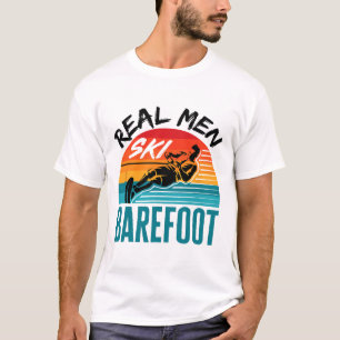 Lustiger Refoot Wasserskiläufer Wirkliche Männer S T-Shirt