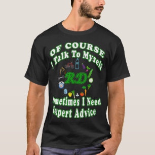 Lustiger registrierter Ernährungsberater Ich sprec T-Shirt