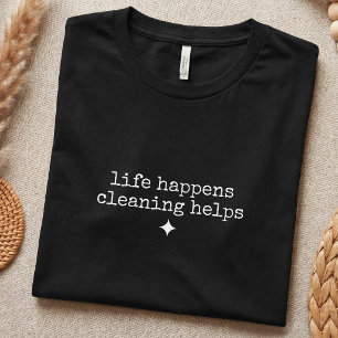 Lustiger Reinigungsfan Hauswirtschaft Einfach T-Shirt