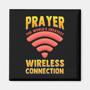 Lustiger religiöser Spruch Jesus Christus beten ch Magnet