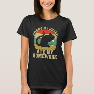 Lustiger Rennmausbesitzer Schule Meine Rennmaus Ha T-Shirt