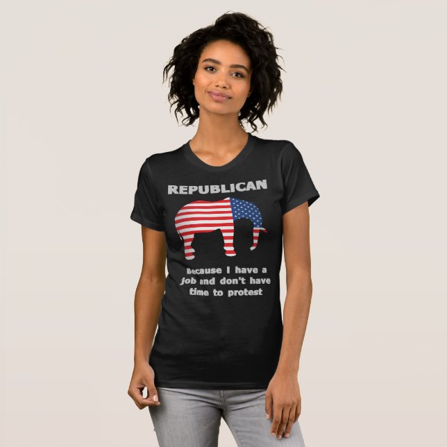 Lustiger Republikaner T-Shirt (Vorne ganz)