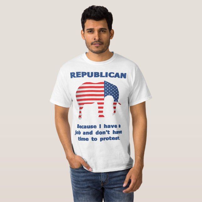 Lustiger Republikaner T-Shirt (Vorne ganz)