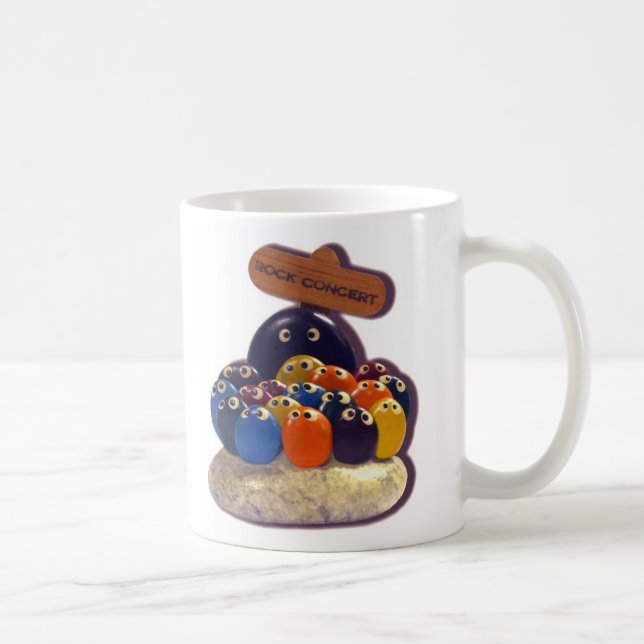 LUSTIGER RETRO HAUSTIER-ROCKKONZERTsiebziger jahre Kaffeetasse (Rechts)