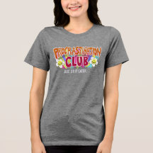 Lustiger Retro-Verschiebungsclub Regenbogen