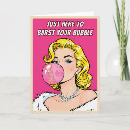Lustiger Retro Vintage Frenemy Humor Pop Art Karte