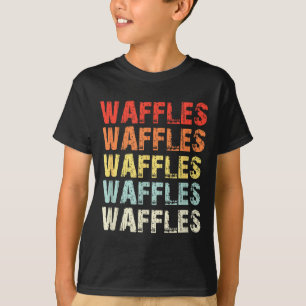 Lustiger Retro-Waffel-Liebhaber Waffel-Liebe-Gesch T-Shirt