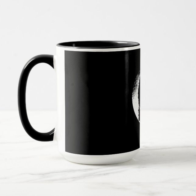 Lustiger Rinderpfote eines Australischen Schäferhu Tasse (Links)