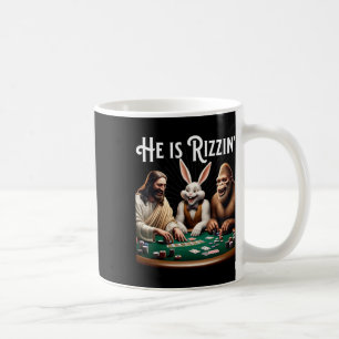 Lustiger Rizz Er ist Rizzin Jesus Kaffeetasse