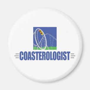 Lustiger Rollen-Untersetzer Magnet