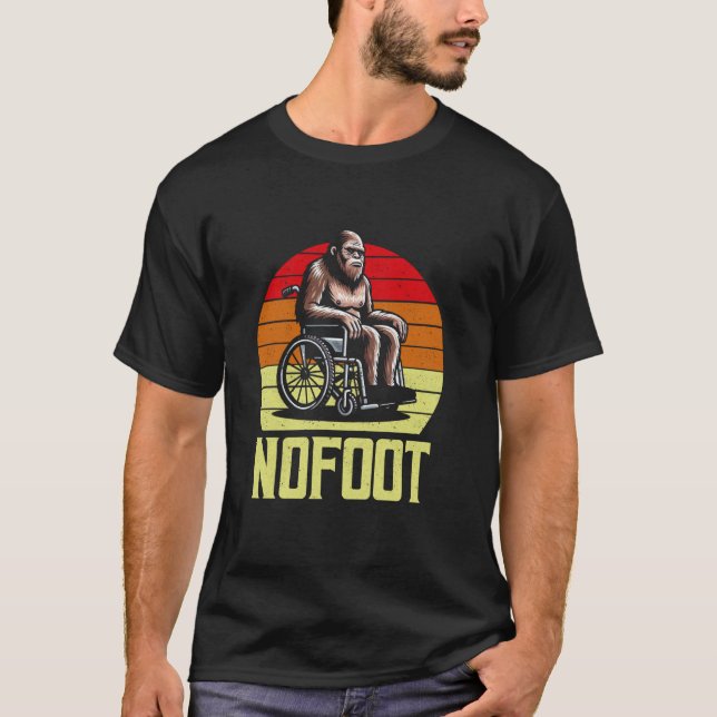 Lustiger Rollstuhlfahrer T-Shirt (Vorderseite)