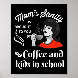 Lustiger Rückkehr-zu-Schul-Humor Mama-Lehrer- Erst Poster