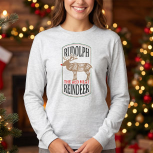 Lustiger Rudolf-Rotfleisch-Rentier - Fleischerdiag T-Shirt