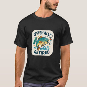 Lustiger Ruhestand Angelfanatiker - OFishally im R T-Shirt