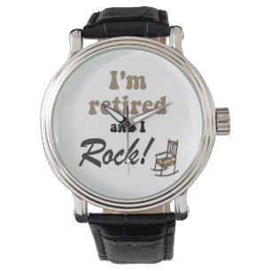 lustiger Ruhestand Armbanduhr
