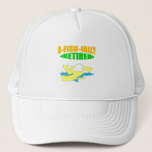 Lustiger Ruhestand eines Fischers Truckerkappe