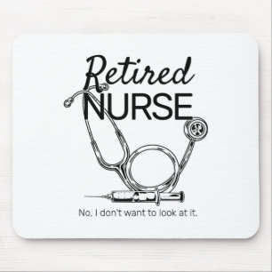 Lustiger Ruhestand für Krankenschwestern Mousepad