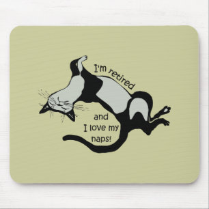 lustiger Ruhestand Mousepad