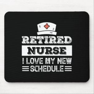 Lustiger Ruhestand Pensionierte Krankenschwester L Mousepad