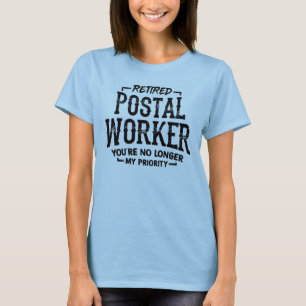 Lustiger Ruhestand Postbote T-Shirt