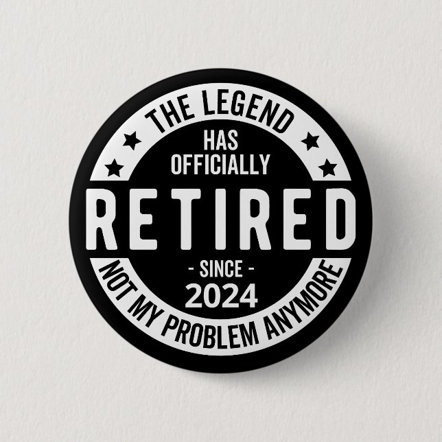 lustiger Ruhestand, Rentenplan Button (Vorderseite)