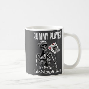 Lustiger Rummy-Spieler Ist An Der Reihe Ich Werde Kaffeetasse